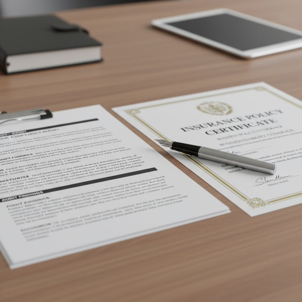 Nachweise & Versicherungen